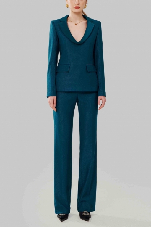 HEDY COWL NECKED SUIT JACKET