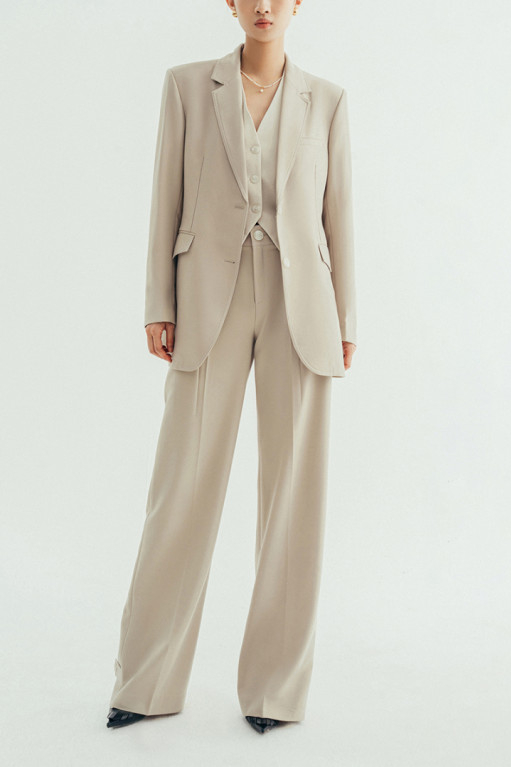 CARL WIDE LEG PANT WITH BELT