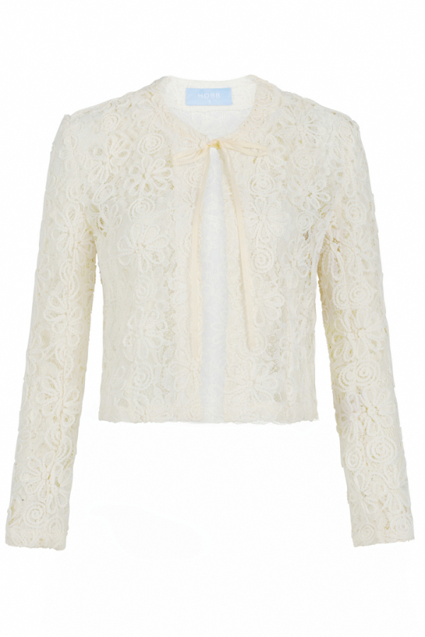 LACE CROPPED CARDIGAN
