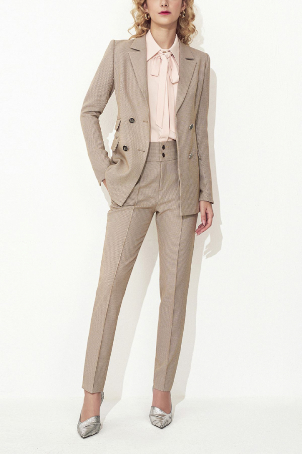 ANDREA HOUNDSTOOTH JACQUARD SUIT