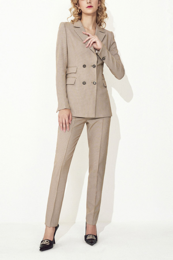 ANDREA HOUNDSTOOTH JACQUARD SUIT