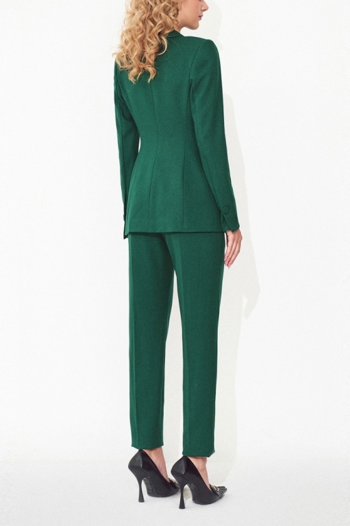 FOREST GREEN STRAIGHT LEGED PANTS