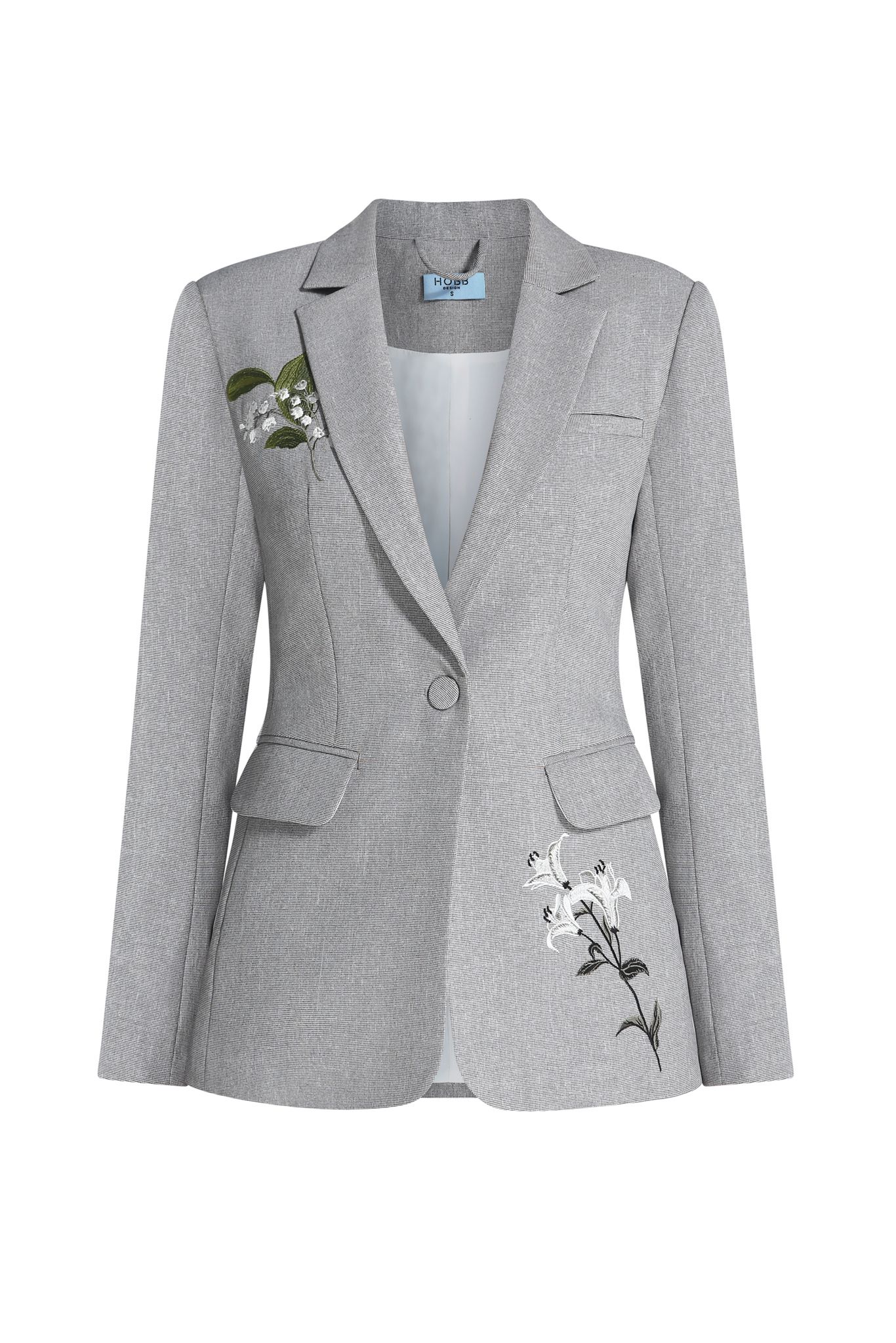 EMBROIDERY SLIM SUIT JACKET