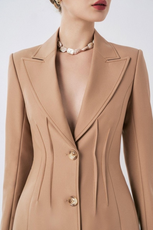 RESOL DART EFFECT SUIT JACKET HOBB Design